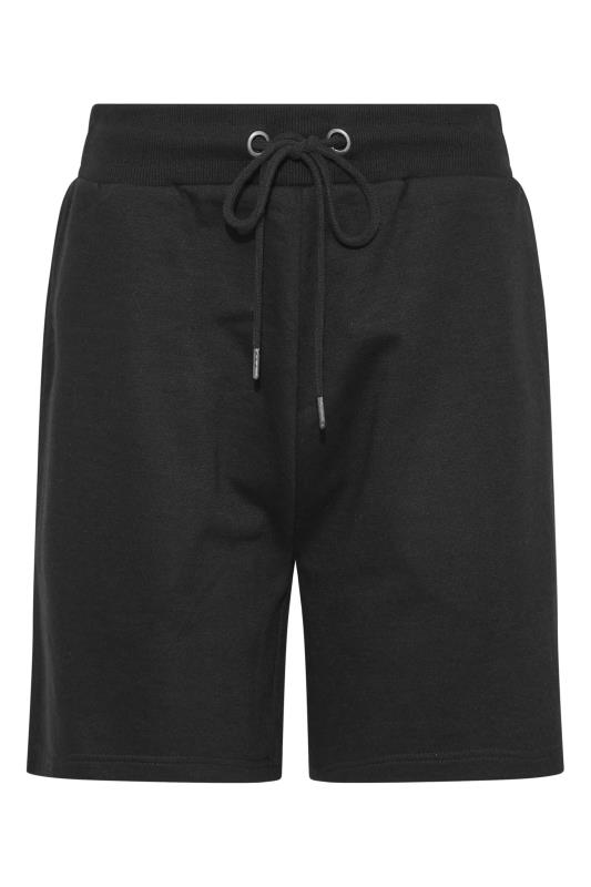 LTS Tall Black Side Stripe Sweat Shorts 5