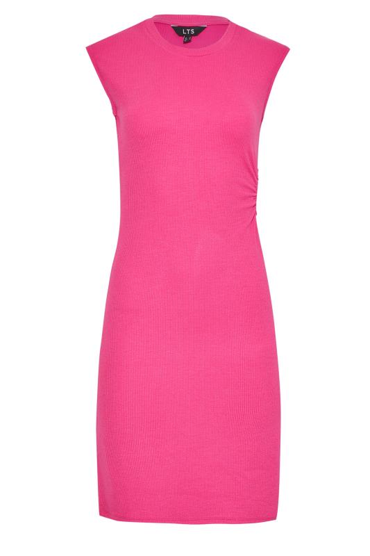 LTS Tall Pink Cut Out Side Detail Dress 6