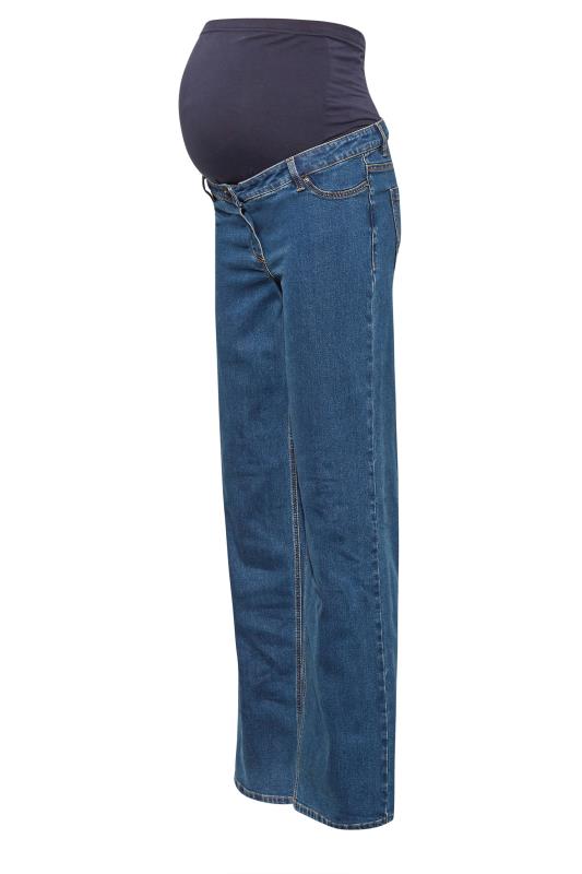 LTS Tall Maternity Indigo Blue BEA Wide Leg Jeans 4