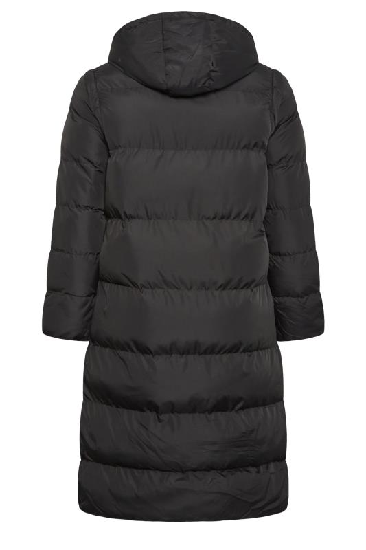 YOURS Plus Size Black Padded 2-in-1 Puffer Coat & Gilet | Yours Clothing 10