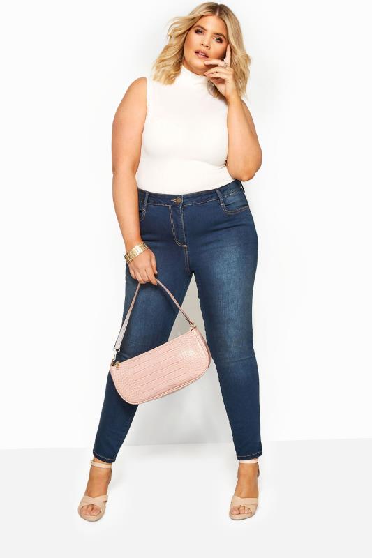 plus size skinny jeans with holes