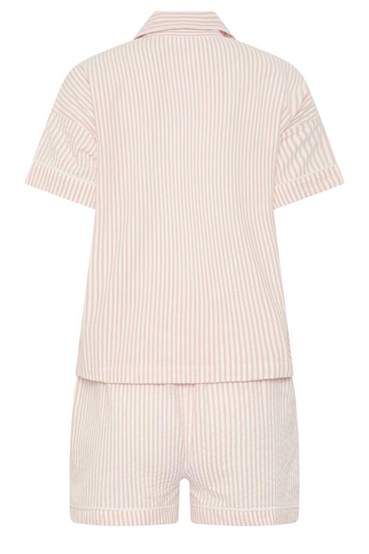 PixieGirl Petite Women's Pink Stripe Pyjama Set | PixieGirl 6