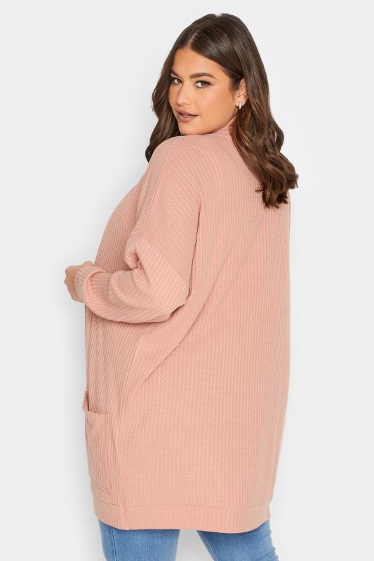 YOURS Curve Ribbed Soft Touch Cardigan | Yours Clothing  3
