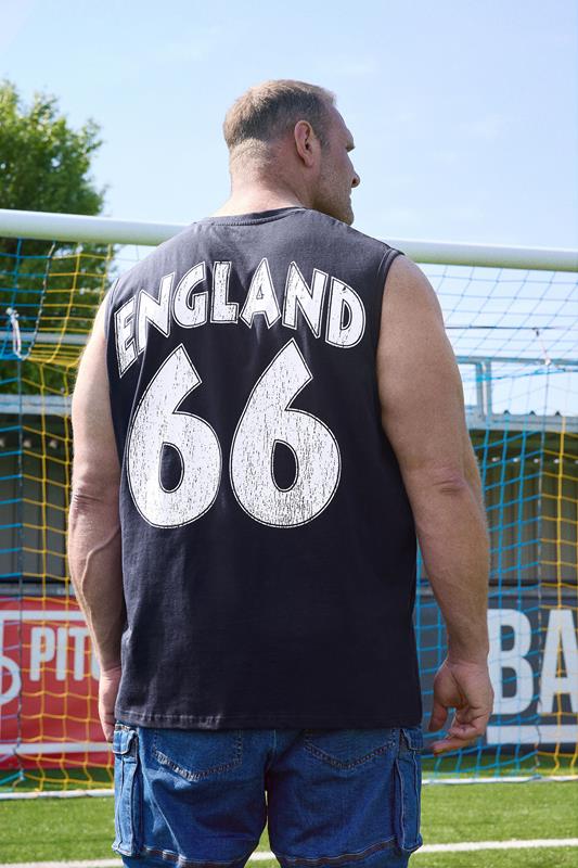 BadRhino Big & Tall Navy Blue England '66 Vest