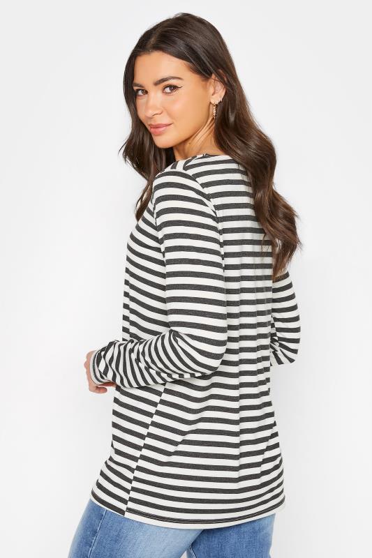LTS Tall Grey & White Stripe Long Sleeve T-Shirt_C.jpg