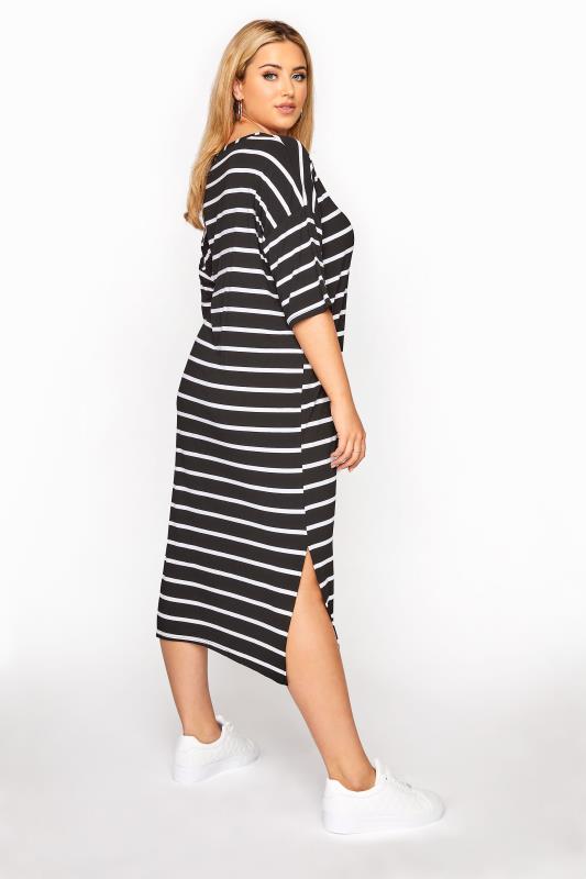 Black & White Striped Oversized T-Shirt Dress_C.jpg