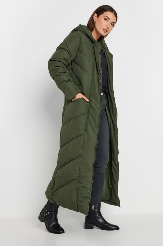 LTS Tall Women's Green Padded Longline Coat | Long Tall Sally 2