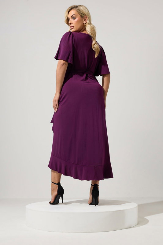 3/4 sleeve wedding guest dresses Ever-Pretty Pleated V-Neck Sleeves Asymmetrical Hem Long Dress 10 - M Size:WOMEN / EU 39 / US 8 - 8.5 This fit Denim Dress Dress With