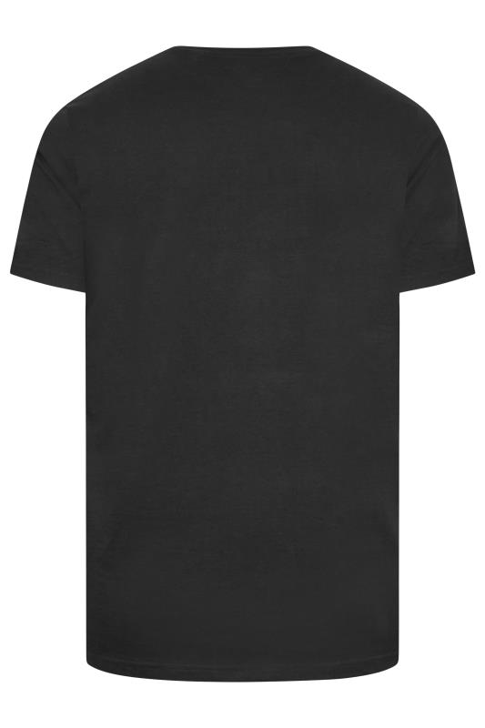 BadRhino Big & Tall Black Constellation Skull Print T-Shirt | BadRhino 5