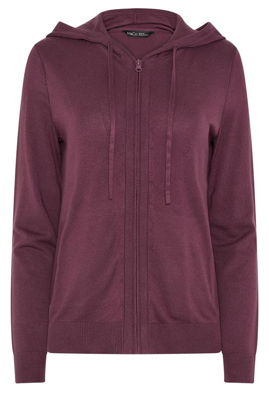 M&Co Berry Purple Zip Up Hoodie | M&Co 5