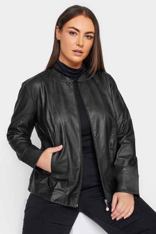 Plus Size Faux Leather Jackets | Yours Clothing