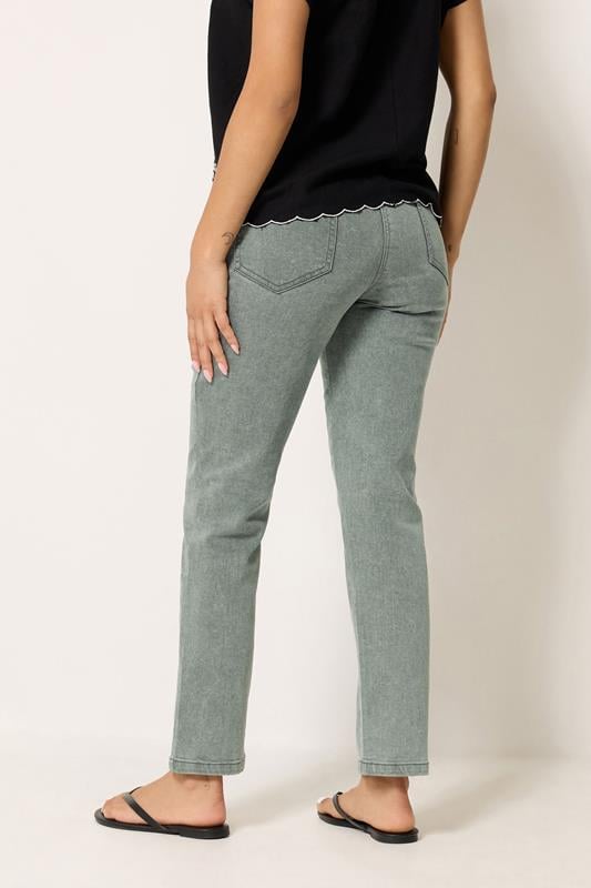 M&Co Grey Wash Straight Leg Jeans | M&Co 2