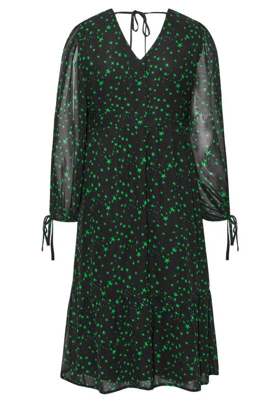 LIMITED COLLECTION Curve Black Star Print Dress 7