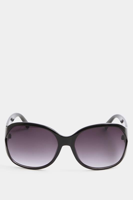 Black Arm Detail Sunglasses | Yours Clothing 2