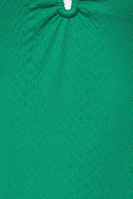 LTS Tall Dark Green Textured Swimsuit | Long Tall Sally  5