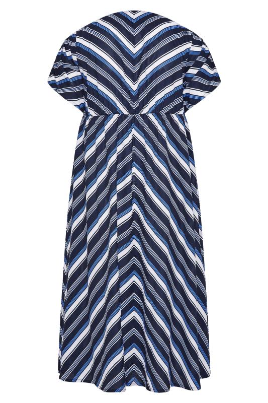 LIMITED COLLECTION Curve Blue Stripe Tea Dress_Y.jpg