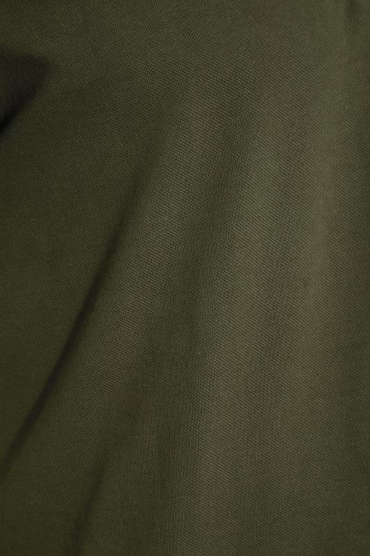 BadRhino Big & Tall Khaki Green Essential Polo Shirt 2