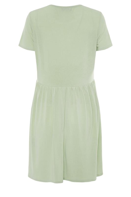 LTS Maternity Green Peplum Dress | Long Tall Sally  7