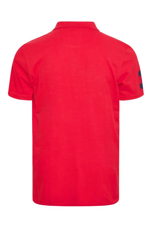 U.S. POLO ASSN. Big & Tall Red Player 3 Polo Shirt_BK.jpg