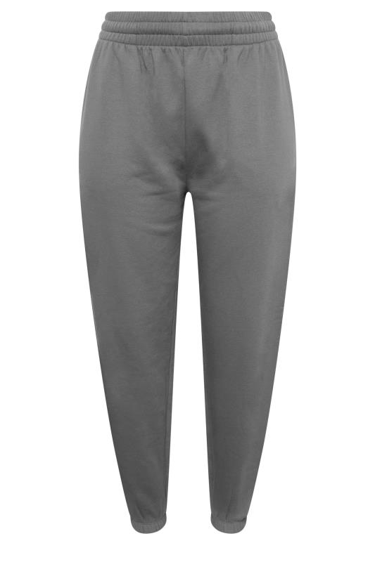 YOURS Curve Grey Cuffed Joggers | Yours Clothing 5