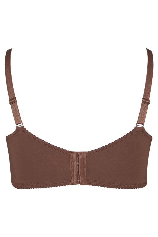 Brown Lace Non-Padded Underwired Balcony Bra 5