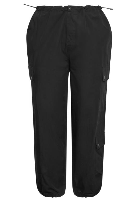 LIMITED COLLECTION Plus Size Black Cargo Trousers | Yours Clothing 5