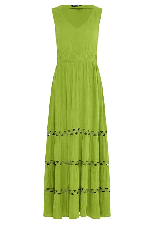 M&Co Green Sleeveless Tiered Maxi Dress | M&Co 6
