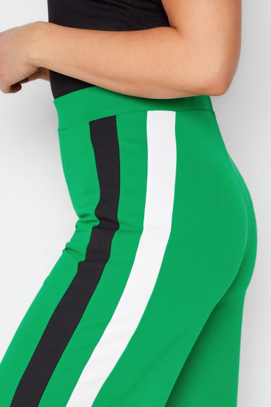 LTS Tall Women's Green Side Stripe Wide Leg Trousers | Long Tall Sally  3