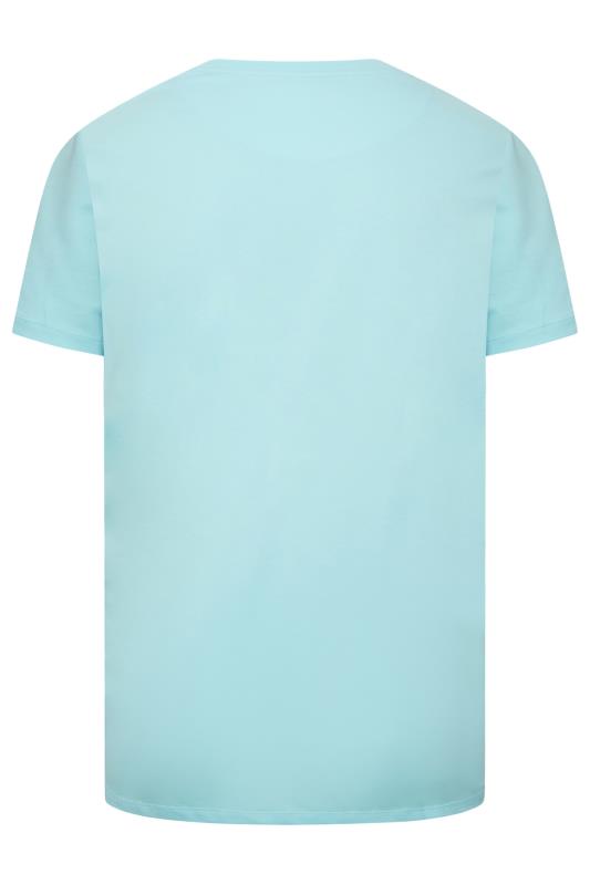 U.S. POLO ASSN. Big & Tall Light Blue Graphic Logo T-Shirt | BadRhino 3