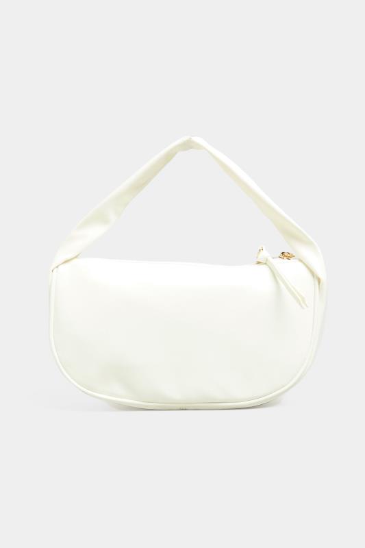 White Slouch Handle Bag 3
