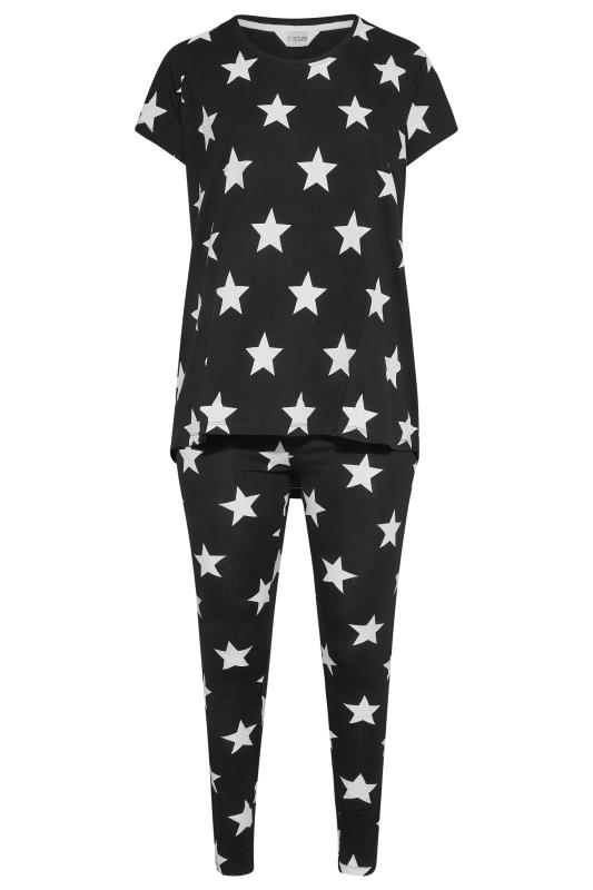 Black Star Print Pyjama Set_F.jpg
