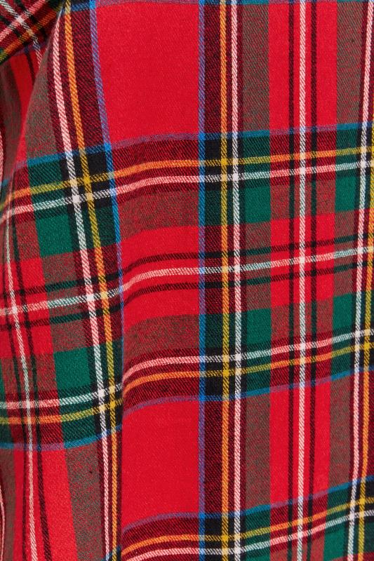 LIMITED COLLECTION Plus Size Red Tartan Check Cami Pyjama Top | Yours Clothing 5