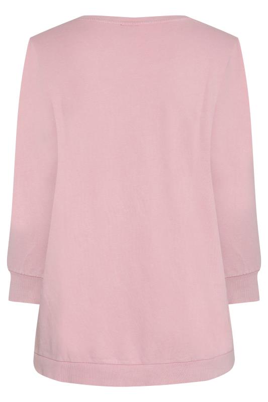 DISNEY Curve Pink Minnie Mouse Sequin Sweatshirt 7