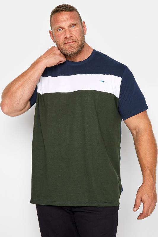 BadRhino Green Cut & Sew Panel T-Shirt_M.jpg