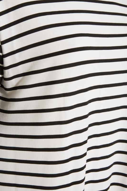 LIMITED COLLECTION Curve Black & White Stripe Oversized T-Shirt_S.jpg