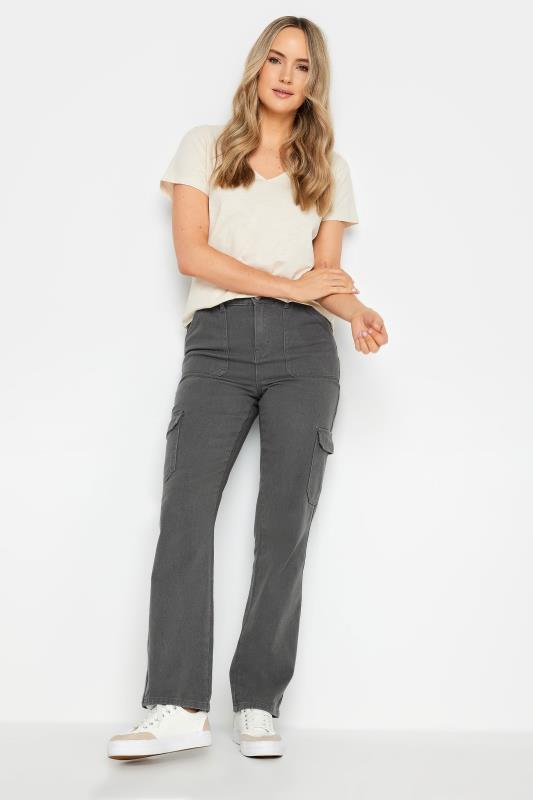  Grande Taille LTS Tall Grey Straight Leg Cargo Jeans