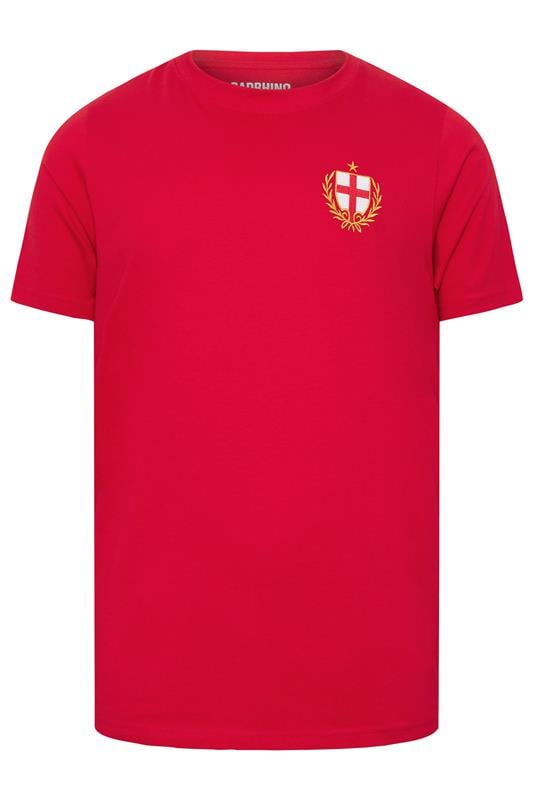 BadRhino Big & Tall Red Extra Long England Crest T-Shirt | BadRhino 5