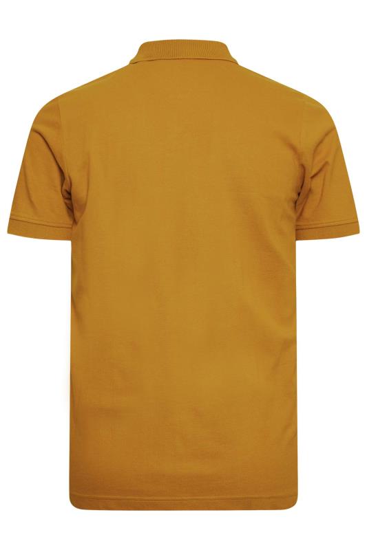 BadRhino Mustard Yellow Essential Polo Shirt | BadRhino 5
