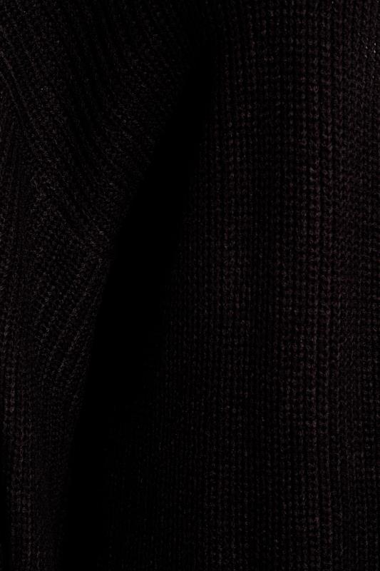 Curve Black Pleat Sleeve Knitted Cardigan_Z.jpg