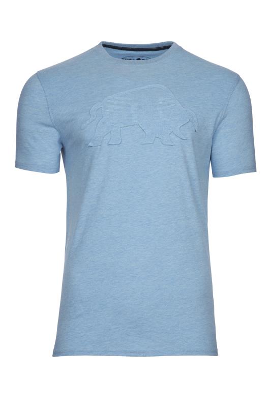 RAGING BULL Big & Tall Blue Embroidered Bull T-Shirt 2