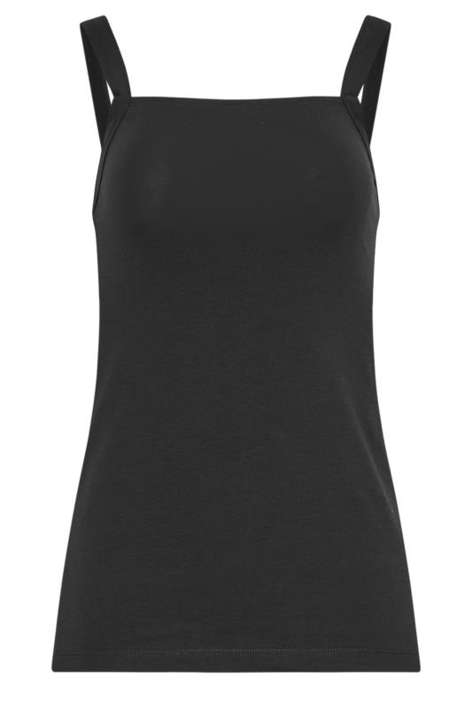 LTS Tall Women's Black Square Neck Cami Vest Top | Long Tall Sally 5