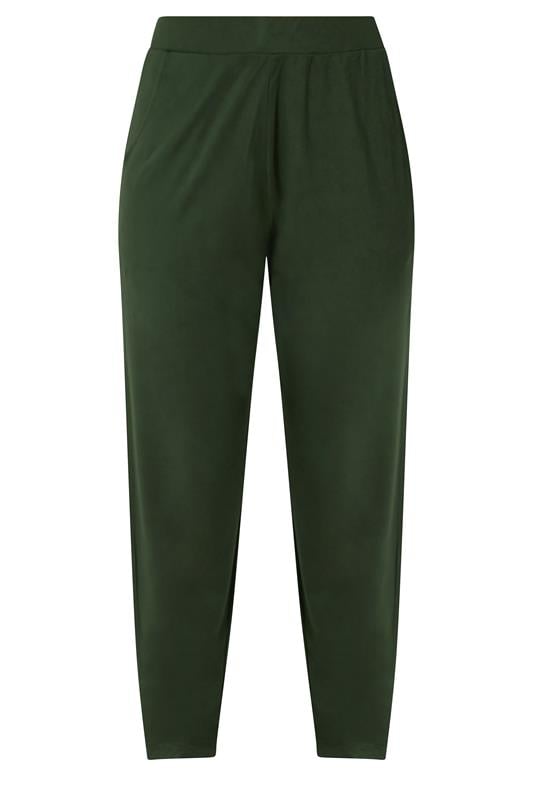 PixieGirl Petite Women's Forest Green Harem Trousers | PixieGirl 5