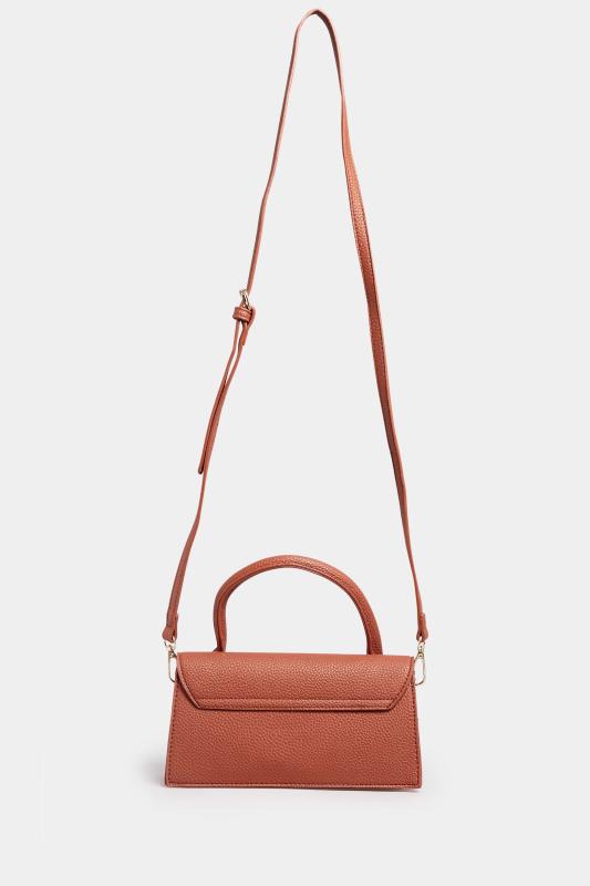 Rust Orange Top Handle Crossbody Bag | Yours Clothing  4