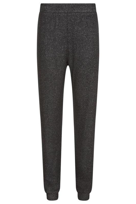 LTS Tall Charcoal Grey Soft Touch Lounge Joggers 3