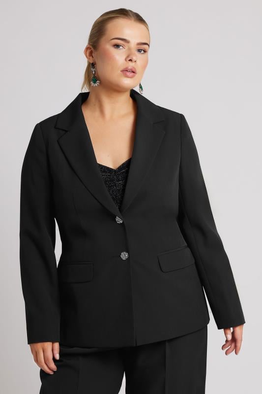 Plus size tailored blazer hotsell