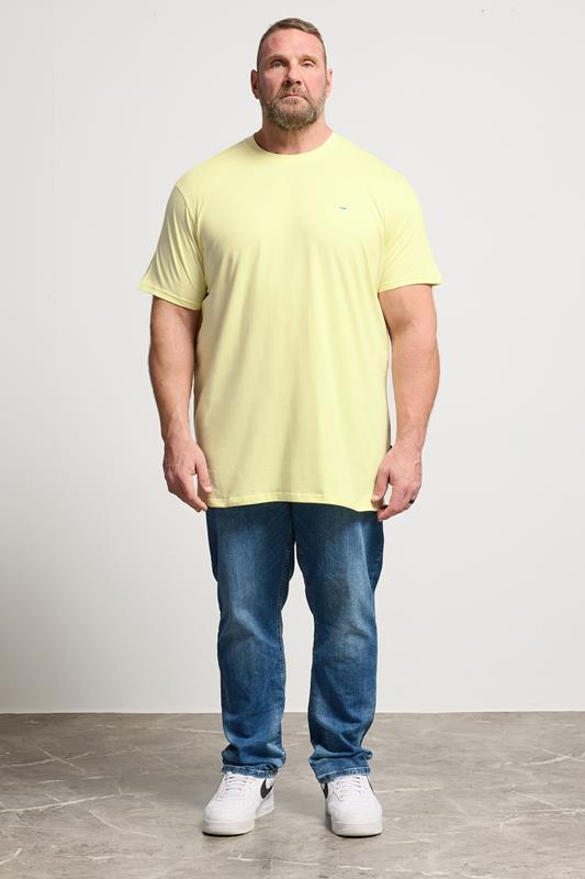 BadRhino Big & Tall 3 Pack Yellow/Pink/Orange Extra Long Core T-Shirts | BadRhino 3