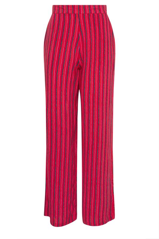 LTS Tall Women's Red Stripe Wide Leg Trousers | Long Tall Sally 6