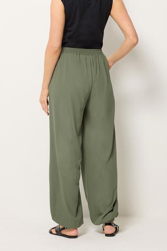 LTS Tall Women's Khaki Green Balloon Trousers | Long Tall Sally 2