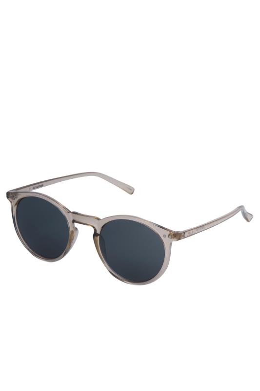JACK & JONES Grey Round Sunglasses | BadRhino 1