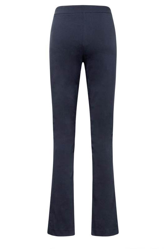 LTS Tall Women's Navy Blue Stretch Straight Leg Trousers | Long Tall Sally 5